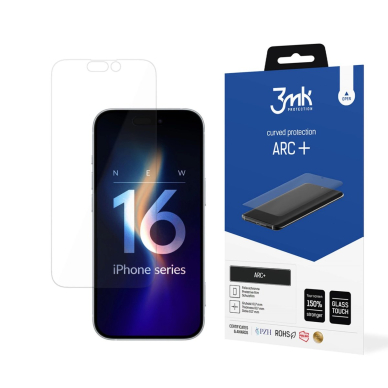 3mk ARC+ apsauginė plėvelė iPhone 16 Plus