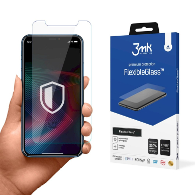 3mk FlexibleGlass™ Lankstus apsauginis stiklas iPhone XR