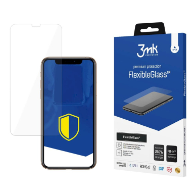 3mk FlexibleGlass™ Lankstus apsauginis stiklas iPhone XS