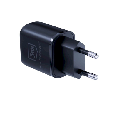 3mk Hyper Įkroviklis  20W USB-C USB-A wall Įkroviklis  - Juodas 2