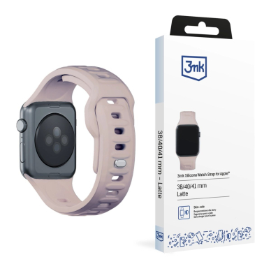 3mk Silicone Apyrankė Apple Watch 38 / 40 / 41 mm - Smėlinė