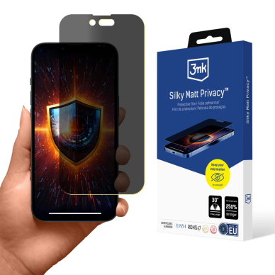 3mk Silky Matt Privacy Matte Privacy Plėvelė iPhone 14 Pro