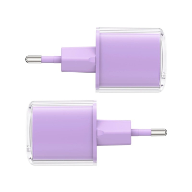 Acefast A53 PD 30W GaN USB-C Įkroviklis  display - Violetinis 1