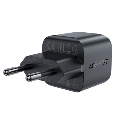 Acefast A77 Mini PD 30W GaN USB-C wall Įkroviklis  - Juodas 2