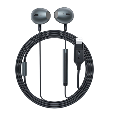 Acefast L1 in-ear ausinės 1.2 m Lightning connector - Juodas