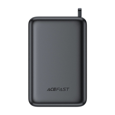 Acefast M4 PD 67W 20000mAh Powerbank built-in kabelis - Juodas 7