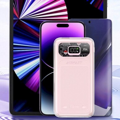 Acefast powerbank 10000mAh Sparkling Series fast charging 30W purple (M1) 12