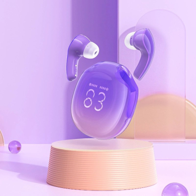 Acefast T9 Bluetooth 5.3 in-ear wireless ausinės - Violetinis 6