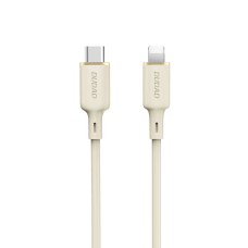 Akcija! Dudao L7SCL USB-C - Lightning Kabelis 30W 1m - beige