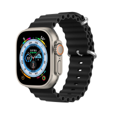 Akcija! - Pažeista prekė -  1 vienetas - Apyrankė Dux Ducis OceanWave Series Apple Watch 38/40/41mm Black