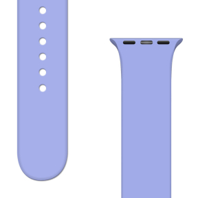 Akcija! Apyrankė Silicone Strap APS Watch Band 9/8/7/6/5/4/3/2 / SE (41/40 / 38mm) Violetinė