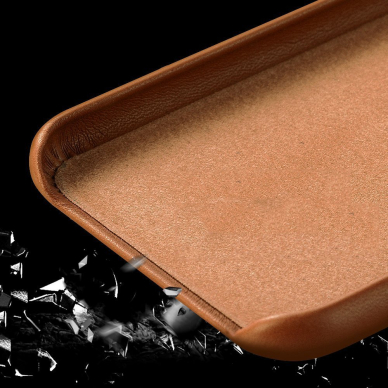 Akcija! Dėklas ECO Leather iPhone 12 Pro Max Mėlynas  3