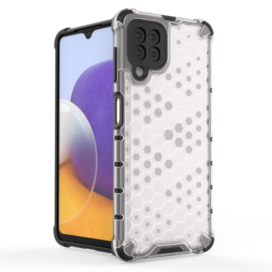 Akcija! Dėklas Honeycomb Case TPU Bumper Samsung Galaxy A22 4G Juodas 2