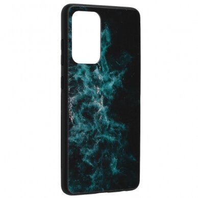 Akcija! Telefono dėklas Samsung Galaxy S22 Plus 5G - Techsuit Glaze Series - Mėlynas Nebula 1