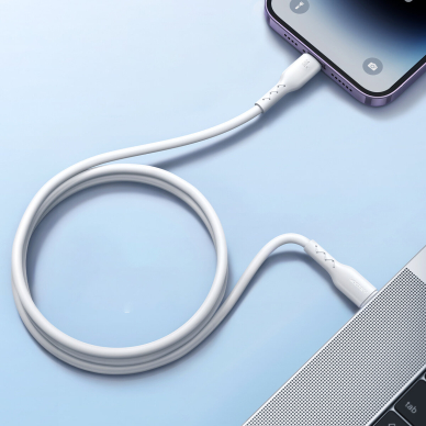 Akcija! Joyroom Flash-Charge Series SA26-CL3 USB-C / Lightning cable 30W 1m - white  10