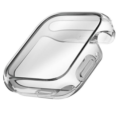 Akcija! - Pažeista pakuotė- 1 vienetas - Ekrano apsauga UNIQ etui Garde Apple Watch Series 7/8/9 41mm. Pilka  1