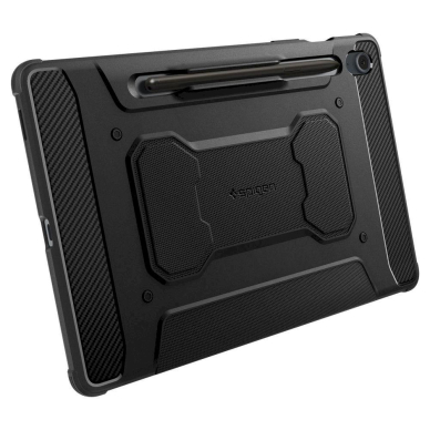 Akcija!  - Pažeista pakuotė - Apsauginis dėklas Spigen Rugged Armor Pro case skirta Samsung Galaxy Tab S9 FE 10.9&#39 &#39  X510 / X516B - Juodas  7