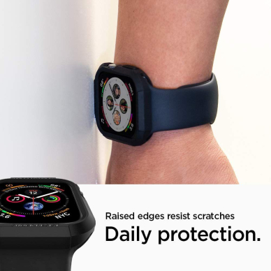 Akcija! Rėmelis SPIGEN RUGGED ARMOR APPLE WATCH 4/5/6 / SE (44MM) juodas  4