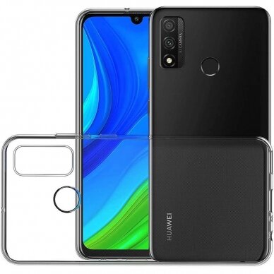 Akcija! huawei p smart 2020 dėklas high clear 0,5 mm silikonas skaidrus 2