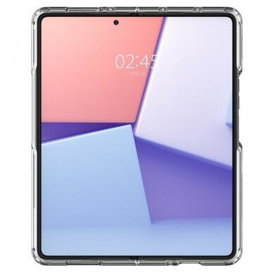 Akcija! Samsung galaxy Z Fold 3 Dėklas Spigen ULTRA HYBRID Skaidrus 9