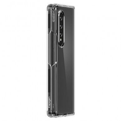 Akcija! Samsung galaxy Z Fold 3 Dėklas Spigen ULTRA HYBRID Skaidrus 10