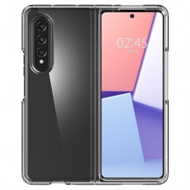 Akcija! Samsung galaxy Z Fold 3 Dėklas Spigen ULTRA HYBRID Skaidrus 1