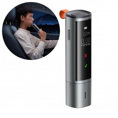 Alkotesteris Baseus SafeJourney Pro Series breathalyzer 470mAh Pilkas