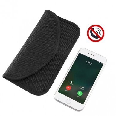 Anti-theft Case for Car Keys Phone Radio Blocking Faraday Box Faraday Cage 20cm x 11cm Black 1