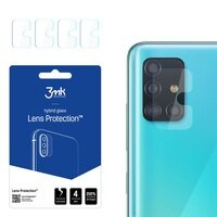 Apsauginis stikliukas kamerai 3MK Samsung Galaxy A51 4G 4 vnt.