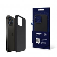 Apple iPhone 15 Pro - 3mk Hardy Silicone MagCase Graphite