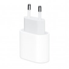 Apple USB-C wall charger 20W Baltas (MHJE3ZM / A)