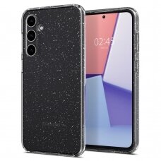 Apsauginis silikono dėklas Spigen LIQUID CRYSTAL GALAXY S23 FE GLITTER CRYSTAL