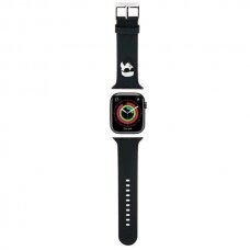 Apyrankė Karl Lagerfeld 3D Rubber Karl Head strap for Apple Watch 38/40/41mm - Juodas