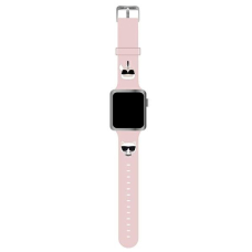 Apyrankė Karl Lagerfeld Strap KLAWLSLCKP Apple Watch 42/44 / 45mm rožinė