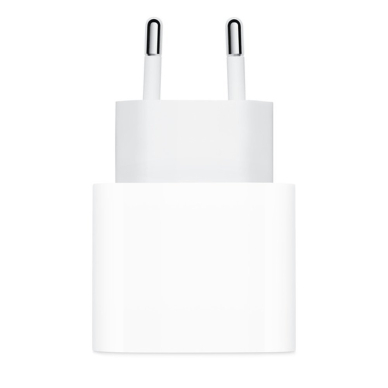 Apple USB-C wall charger 20W Baltas (MHJE3ZM / A) 2