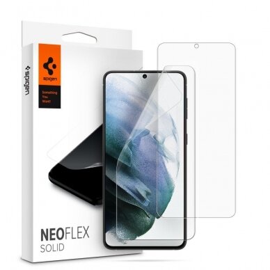 APSAUGINĖ PLĖVELĖ SPIGEN NEO FLEX SOLID GALAXY S21 SKAIDRI