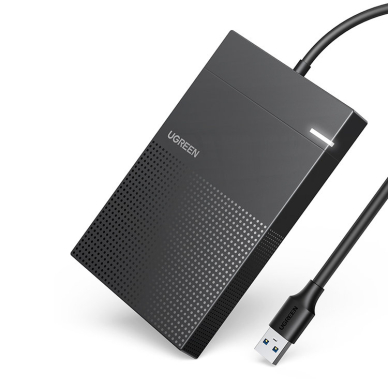 Apsauginis Dėklas skirtas HDD SSD Ugreen 2.5: USB 3.2 Gen 1 5Gbps Juodas (30719 CM471)