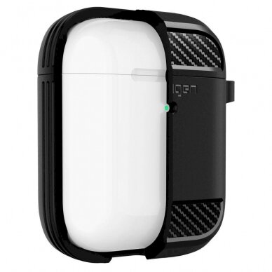 Apsauginis dėklas Spigen RUGGED ARMOR Apple AIRPODS MATTE Juodas 14