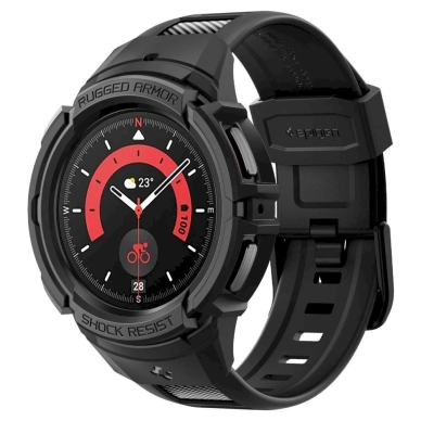 Apsauginis dėklas Spigen RUGGED ARMOR "PRO" GALAXY Watch 5 PRO (45 MM) Juodas 9