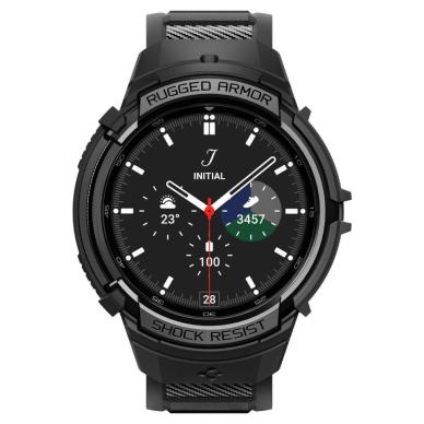 Apsauginis dėklas Spigen RUGGED ARMOR PRO  GALAXY Watch 6 CLASSIC (47MM) MATTE Juodas 1