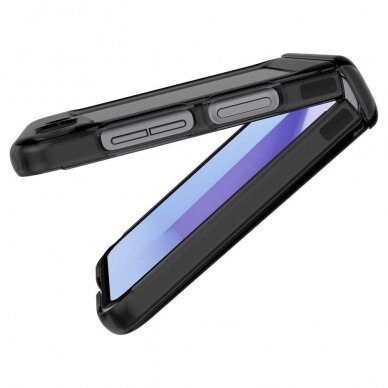 Apsauginis dėklas Spigen Thin Fit Pro case skirta Samsung Galaxy Z Flip 5 - pilkos spalvos 10