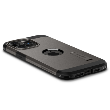 Apsauginis dėklas Spigen Tough Armor MagSafe, gunmetal - iPhone 15 Pro 2