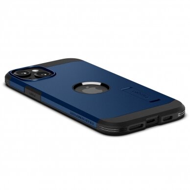 Apsauginis dėklas Spigen Tough Armor MagSafe, navy Mėlynas - iPhone 15 2