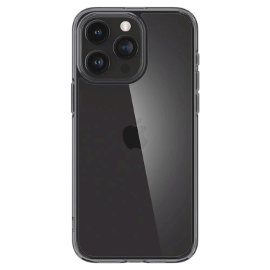 Apsauginis dėklas Spigen Ultra Hybrid case skirta iPhone 15 Pro - Permatomas pilkos spalvos 1