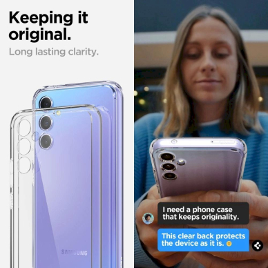 Apsauginis dėklas Spigen ULTRA HYBRID GALAXY A34 5G CRYSTAL CLEAR 9