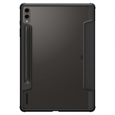 Apsauginis dėklas Spigen ULTRA HYBRID PRO  GALAXY TAB S9+ PLUS 12.4 X810 / X816B Juodas 3