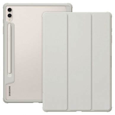 Apsauginis dėklas Spigen ULTRA HYBRID PRO  GALAXY TAB S9+ PLUS 12.4 X810 / X816B pilkos spalvos 1