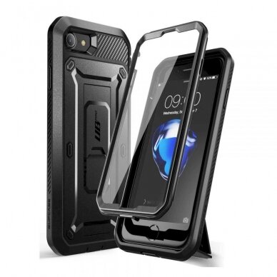 Apsauginis dėklas Supcase UNICORN BEETLE PRO IPHONE 7/8 / SE 2020/2022 Juodas