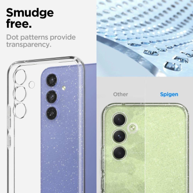 Apsauginis silikono dėklas Spigen LIQUID CRYSTAL GALAXY A54 5G GLITTER CRYSTAL 11