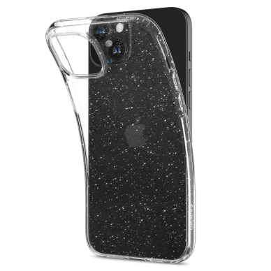 Apsauginis silikono dėklas Spigen LIQUID CRYSTAL IPHONE 15 PLUS GLITTER CRYSTAL Permatomas Blizgus 4